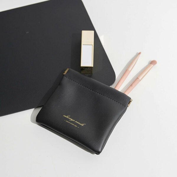 Unisex PU Leather Portable Coin Purse Small Earphone Bag Headphone Organizer Mini Sundry Cosmetic lipstick Change Storage Bag - Image 14