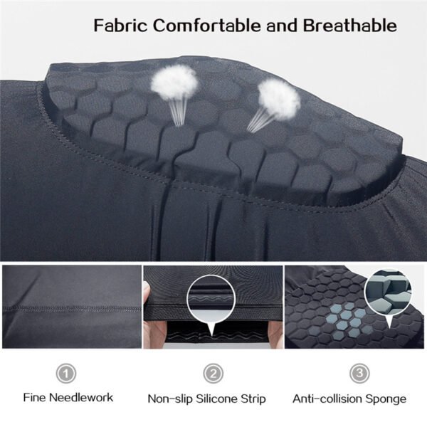 Basketball Knee Pads Protector Compression Sleeve Honeycomb Foam Brace Anti-collision Kneepad Fitness Gear Volleyball Support - Image 4