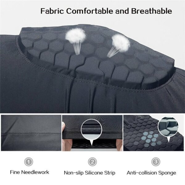 Basketball Knee Pads Protector Compression Sleeve Honeycomb Foam Brace Anti-collision Kneepad Fitness Gear Volleyball Support - Image 4