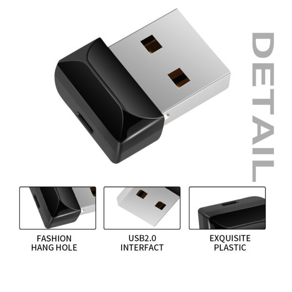 New Super Mini Metal Usb Flash Drive 16G Pen Drive High Speed Memory Stick U Disk Pendrive 2.0 Memoria Usb - Image 2