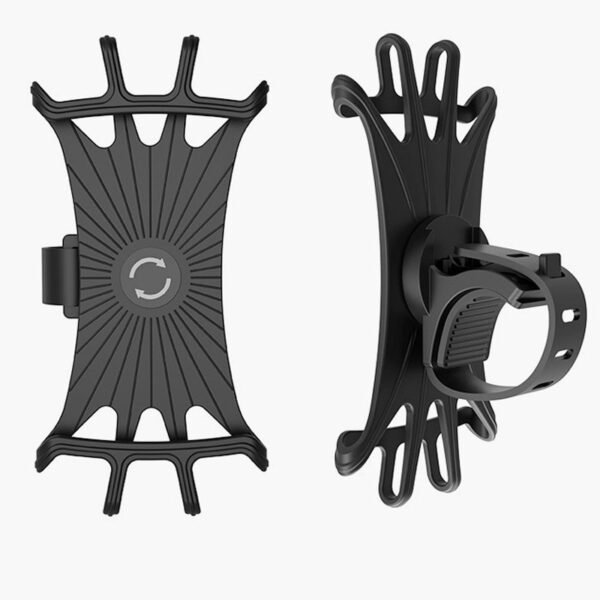 Universal Shockproof Elastic Silicone Mount Phone Holder Stand Riding Cycling Bicycle MTB Bike Phone DVR GPS Support Bracket - Image 2