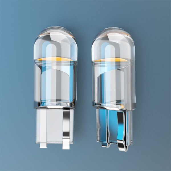 10PCs Latest W5w Led T10 Car Light Cob Glass K 12V License Plate Light - Image 12