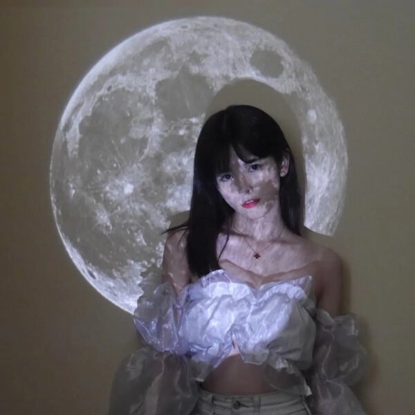 Ins Moon Projection Lamp Background Projector Night Light Photo Prop Wall Lights Birthday Gift Party Decoration Bedroom Decor - Image 5