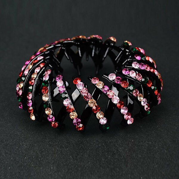 Women Bun Crystal Hair Claw Fashion Female Ponytail Headwear Horsetail Buckle Hair Clip Bird Nest Expanding Hair Accessories - Image 32