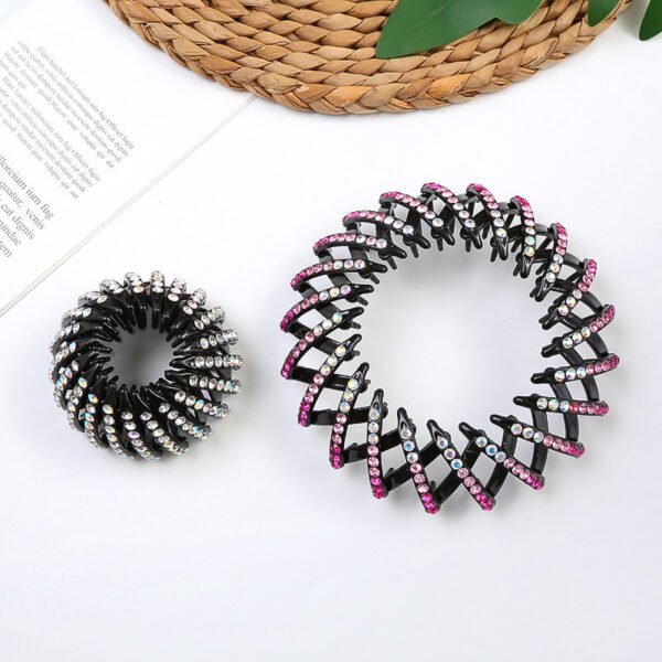 Women Bun Crystal Hair Claw Fashion Female Ponytail Headwear Horsetail Buckle Hair Clip Bird Nest Expanding Hair Accessories - Image 34