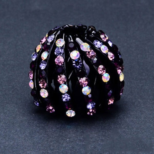 Women Bun Crystal Hair Claw Fashion Female Ponytail Headwear Horsetail Buckle Hair Clip Bird Nest Expanding Hair Accessories - Image 29