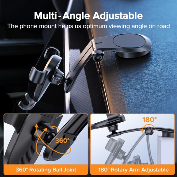 QOOVI Car Phone Holder Cell Phone Stand Smartphone Mount Gravity No Magnetic Support For iPhone 13 12 11 X Xiaomi Samsung Huawei - Image 4