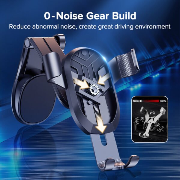 QOOVI Car Phone Holder Cell Phone Stand Smartphone Mount Gravity No Magnetic Support For iPhone 13 12 11 X Xiaomi Samsung Huawei - Image 5