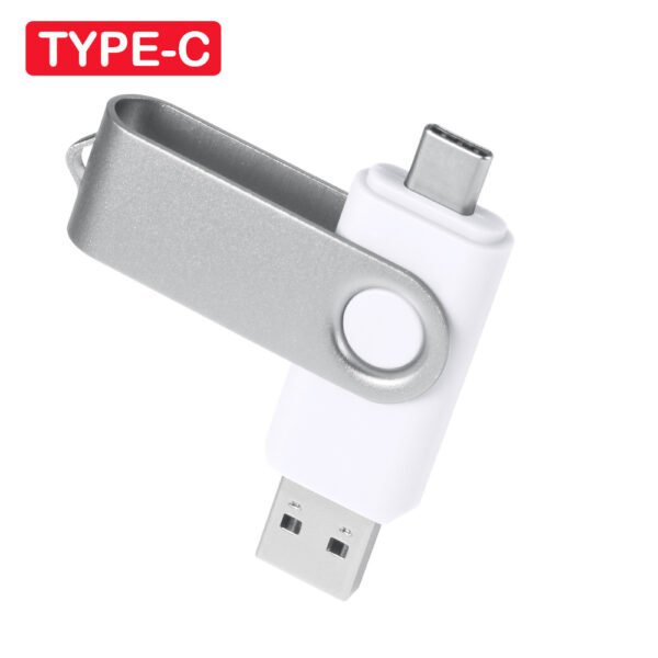 2 in 1 TYPE-C for Mobile phone USB Flash Drive 64GB Rotatable Black Memory Stick Green Pen Drive Red Pendrive Blue U Disk - Image 15