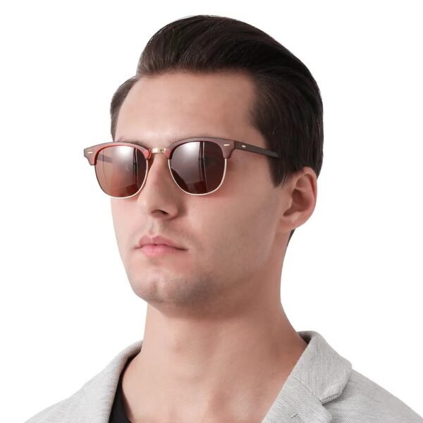 Polarized Sunglasses Men Women Brand Design Eye Sun Glasses Women Semi Rimless Classic Men Sunglasses Oculos De Sol UV400 - Image 9
