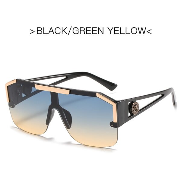 New Luxury Oversized Men Sunglasses Brand Designer Sun Glasses For Women Fashion Gradient Square Shades - Image 28