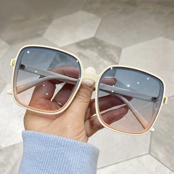 Fashion Square Sunglasses Woman Retro Vintage Gradient Sun Glasses Female Clear Lens Black White Designer Oculos De Sol UV400 - Image 10