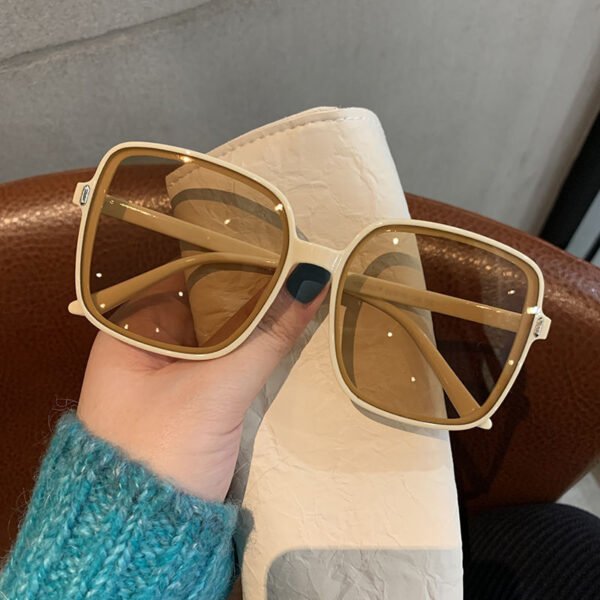Fashion Square Sunglasses Woman Retro Vintage Gradient Sun Glasses Female Clear Lens Black White Designer Oculos De Sol UV400 - Image 12