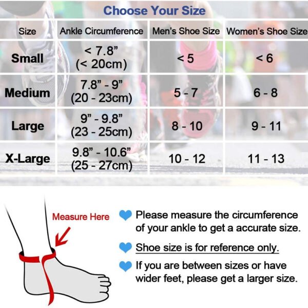 1Pair Sport Ankle Stabilizer Brace Compression Ankle Support Tendon Pain Relief Strap Foot Sprain Injury Wraps Run Basketball - Image 3
