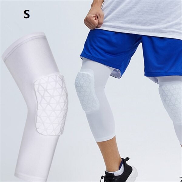 Basketball Knee Pads Protector Compression Sleeve Honeycomb Foam Brace Anti-collision Kneepad Fitness Gear Volleyball Support - Image 2