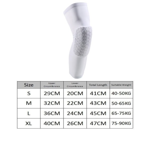 Basketball Knee Pads Protector Compression Sleeve Honeycomb Foam Brace Anti-collision Kneepad Fitness Gear Volleyball Support - Image 7