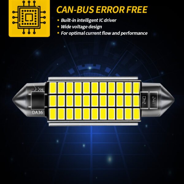 High Quality Super Bright LED Bulb C5w Car License Plate Light Interior Reading Dome Light 31mm36mm39mm41mm - Image 17