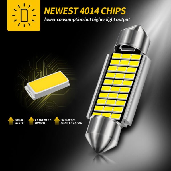 High Quality Super Bright LED Bulb C5w Car License Plate Light Interior Reading Dome Light 31mm36mm39mm41mm - Image 18
