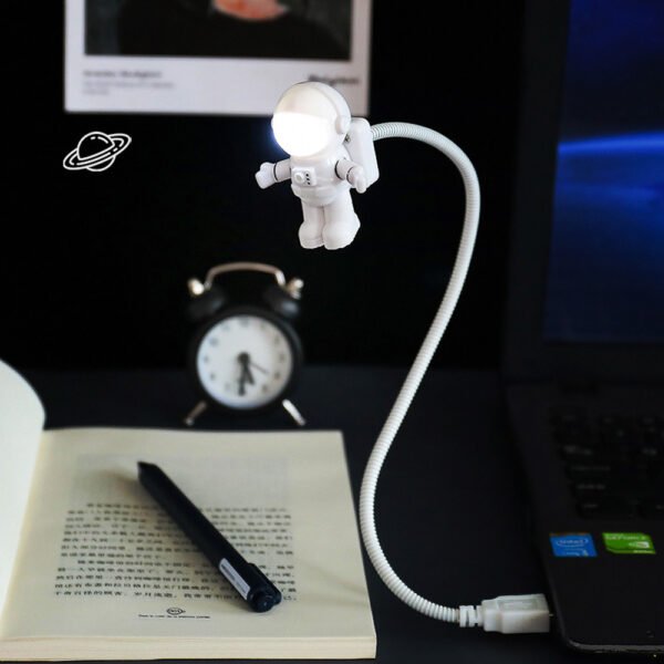 USB Astronaut LED Light Astronaut Night Light Creative Book Light Computer Gift - Image 3