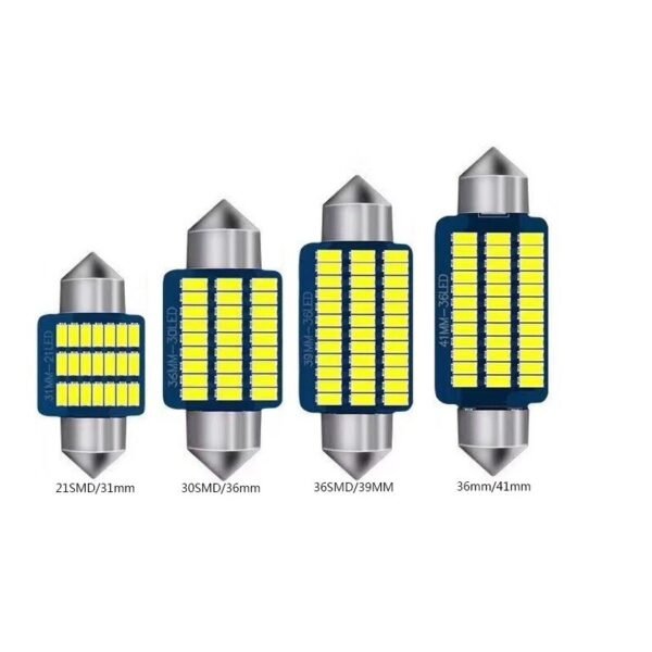 High Quality Super Bright LED Bulb C5w Car License Plate Light Interior Reading Dome Light 31mm36mm39mm41mm - Image 21