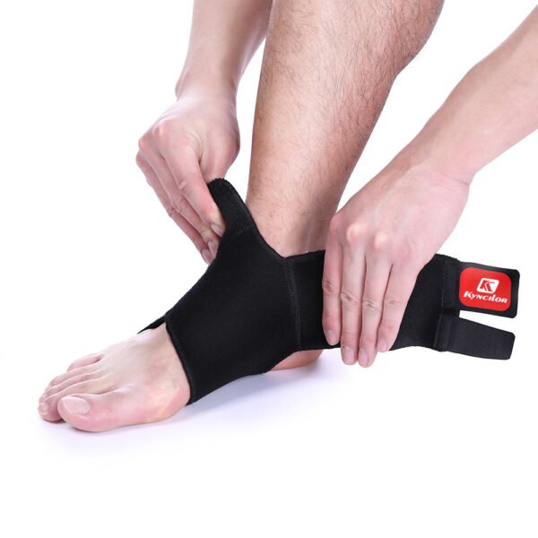 One Piece Men Women Compression Ankle Support Breathable Ankle Brace Wrap Stabilizer for Running Basketball Volleyball Sports - Image 3