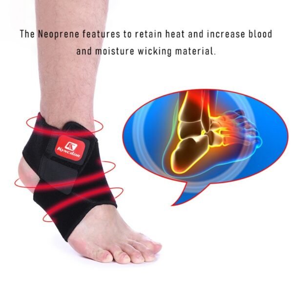 One Piece Men Women Compression Ankle Support Breathable Ankle Brace Wrap Stabilizer for Running Basketball Volleyball Sports - Image 6