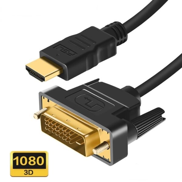 HDMI-compatible to DVI Cable 1080P 3D DVI to HDMI-compatible Cable DVI-D 24+1 Pin Adapter Cables Gold Plated for TV BOX DVD 1 2M - Image 13