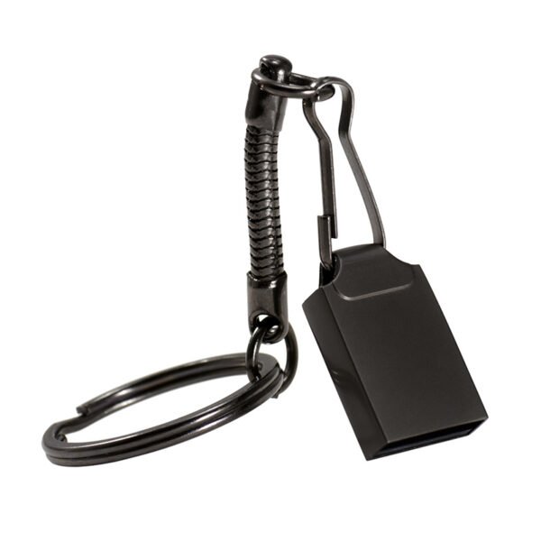 Mini USB Flash Drives 64GB High Speed Pen Drive Fashion Memory Stick Metal Free Key Chain Pendrive Black Storage Devices Silver - Image 8