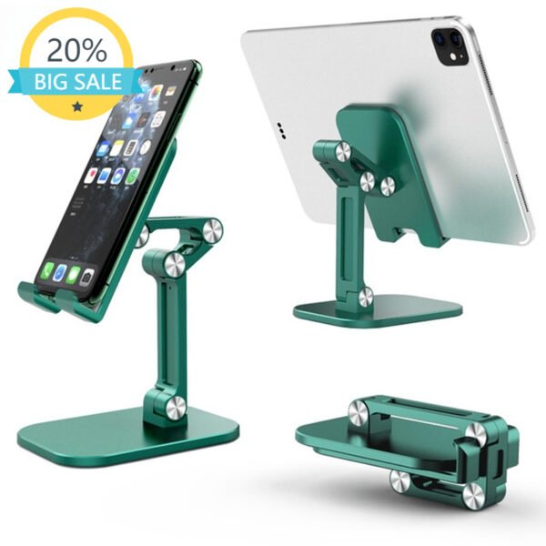 Three Sections Foldable Desk Mobile Phone Holder For iPhone iPad Tablet Flexible Table Desktop Adjustable Cell Smartphone Stand - Image 9