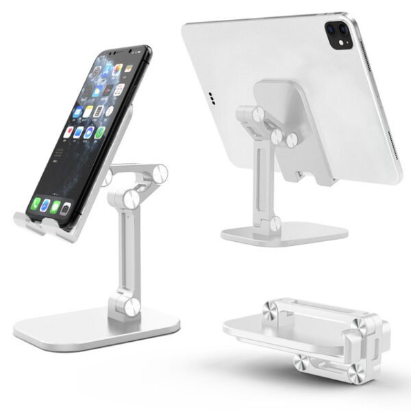 Three Sections Foldable Desk Mobile Phone Holder For iPhone iPad Tablet Flexible Table Desktop Adjustable Cell Smartphone Stand - Image 8