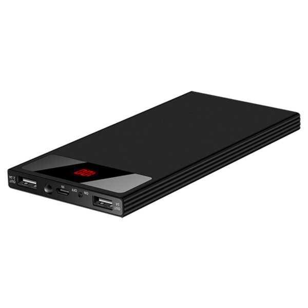 20000mAh Power Bank Ultra Thin External Battery Pack Phone Charger Dual USB Ports Flashlight Battery Remain Display - Image 11