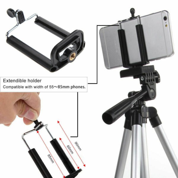 Professional Camera Tripod Stand Holder Mount For Cell Phone, Portable Tripod, Mobile Phone Live Stream Holder, Camera Tripod - Image 2