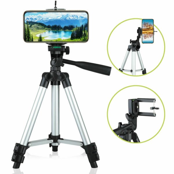 Professional Camera Tripod Stand Holder Mount For Cell Phone, Portable Tripod, Mobile Phone Live Stream Holder, Camera Tripod - Image 15