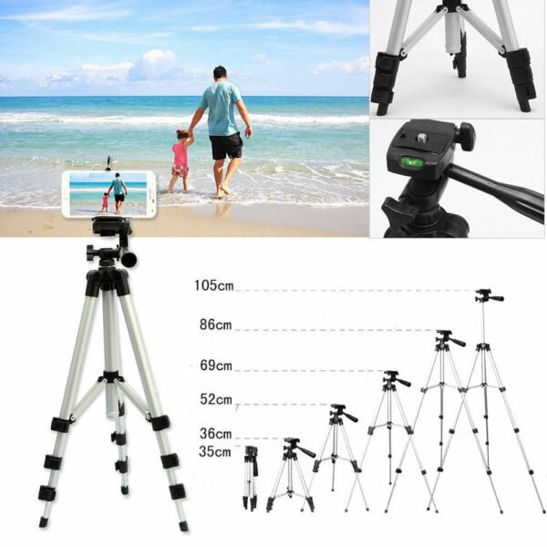 Professional Camera Tripod Stand Holder Mount For Cell Phone, Portable Tripod, Mobile Phone Live Stream Holder, Camera Tripod - Image 7