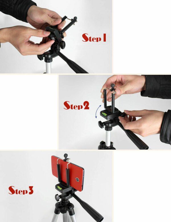 Professional Camera Tripod Stand Holder Mount For Cell Phone, Portable Tripod, Mobile Phone Live Stream Holder, Camera Tripod - Image 9