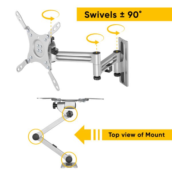 Atlantic Full Motion Lockable RV TV Mount for 23-43" - Image 7