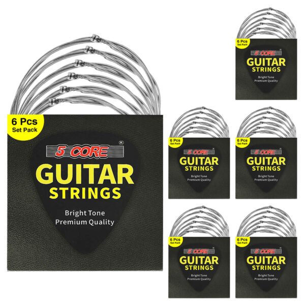 5 Core Electric Guitar Strings; Pure Nickel Guitar Strings .010-.048 Guitar Strings Electric 6 String set GS EL NK - Image 18