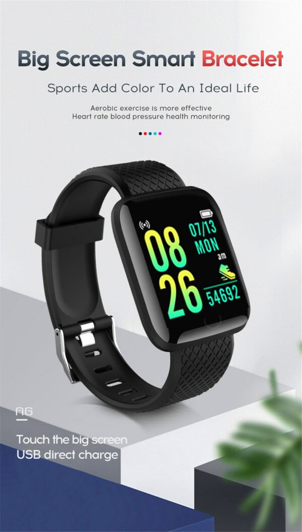 Smart Watch Heart Rate Sleep Monitoring Blood Pressure Smartwatch Men Women Fitness Tracker Watch For Android IOS - Image 2