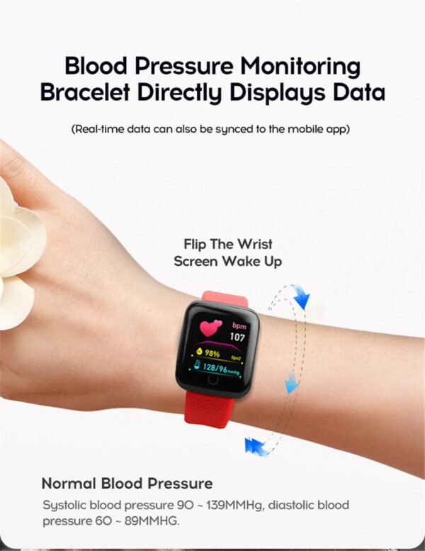 Smart Watch Heart Rate Sleep Monitoring Blood Pressure Smartwatch Men Women Fitness Tracker Watch For Android IOS - Image 12