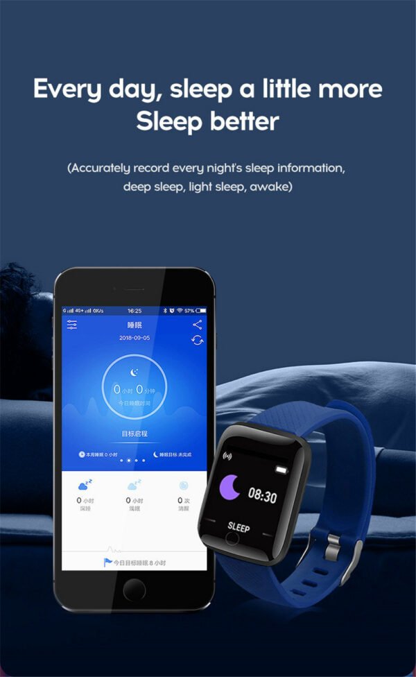 Smart Watch Heart Rate Sleep Monitoring Blood Pressure Smartwatch Men Women Fitness Tracker Watch For Android IOS - Image 14