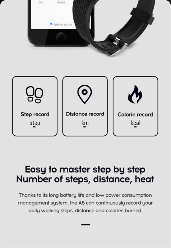 Smart Watch Heart Rate Sleep Monitoring Blood Pressure Smartwatch Men Women Fitness Tracker Watch For Android IOS - Image 7
