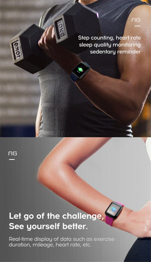Smart Watch Heart Rate Sleep Monitoring Blood Pressure Smartwatch Men Women Fitness Tracker Watch For Android IOS - Image 8