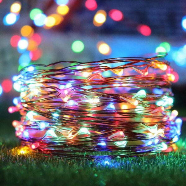 Mini Fiery 100 Lights Shine Like Firebugs With Solar Power - Image 18