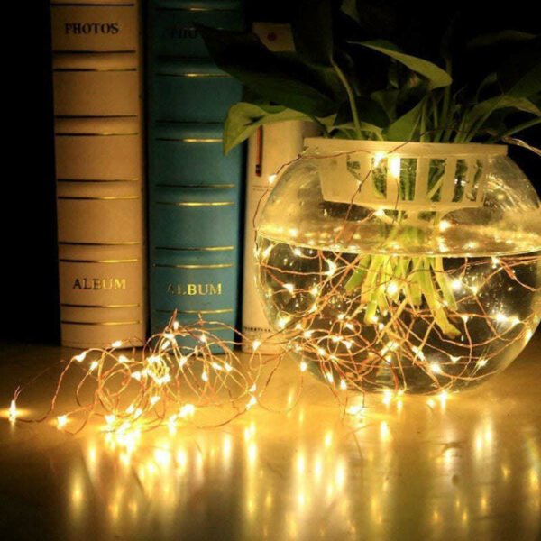 Mini Fiery 100 Lights Shine Like Firebugs With Solar Power - Image 20