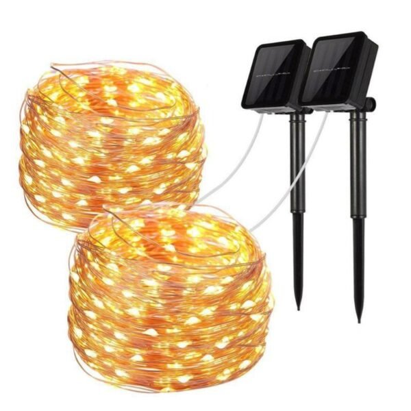 Mini Fiery 100 Lights Shine Like Firebugs With Solar Power - Image 15