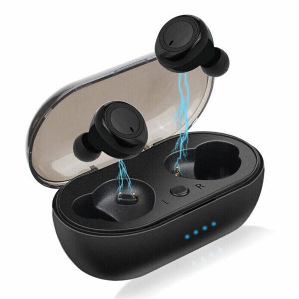 Waterproof Bluetooth 5.0 Wireless Earbuds Headphone Headset Noise Cancelling TWS Bluetooth Wireless Earbuds with Microphone- Stereo Sound in-Ear Bluetooth Headset True Wireless Earbuds - Image 12