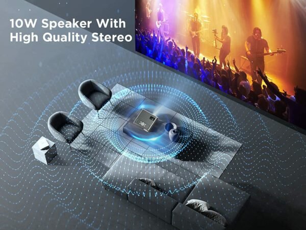 Projector with 5G WiFi and Bluetooth, VACASSO Native 1080P Portable Projector 4K Supported with Tripod, 11000L Movie Home Projector Compatible with HDMI/TV Stick/iOS/Android/PS5 - Image 6
