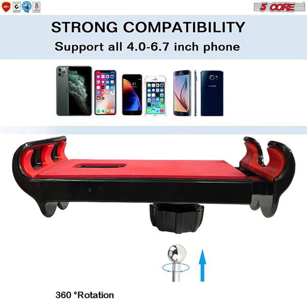 Phone Holder Stand Universal Phone Mount Flexible 360°„ Rotation Long Arm Cell Phone Holder for Bed; Office; Kitchen 5 Core ARM MOB - Image 4