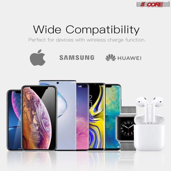 Wireless Fast Charge Stand Dock 3in1 Phone Charging Watch Ear Pods Charger Samsung Galaxy S9+ iPhone XS Wire Less 8 5 Core cell phone accessories  WCR 3 - Image 9
