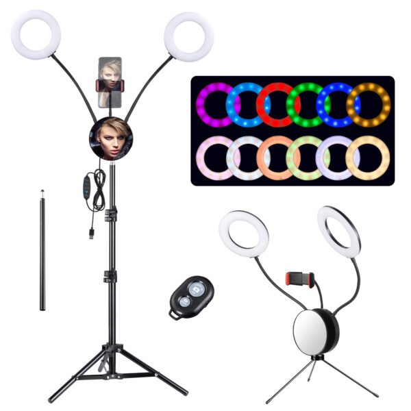 7in RGB Dual Ring Light - Image 6